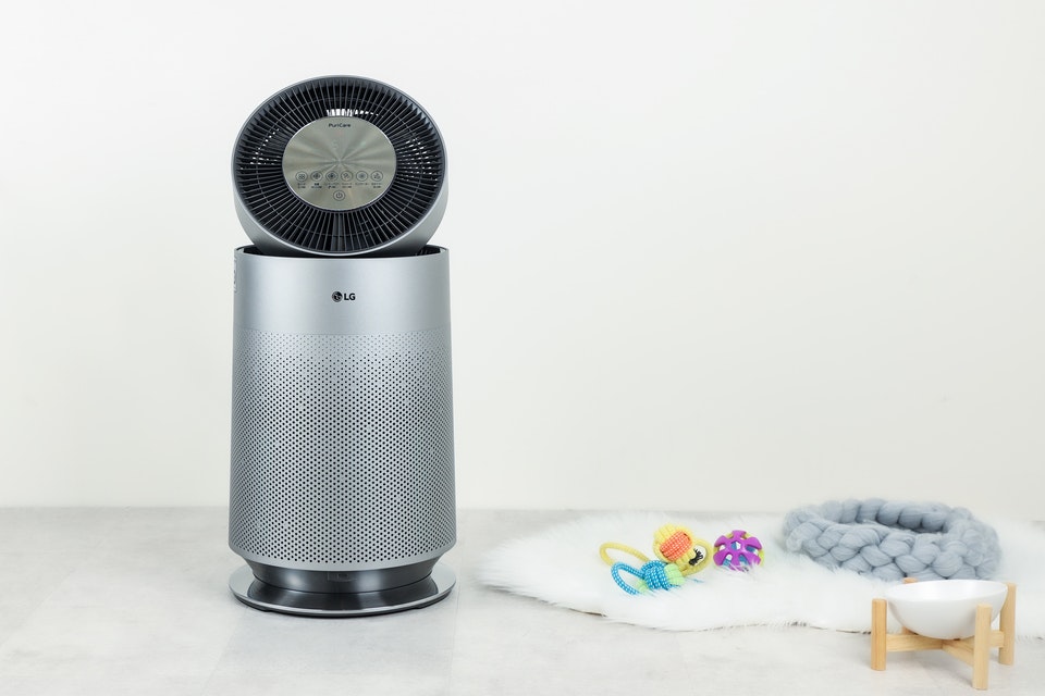 【撮影実績】equall LIFE「LGペット向け空気清浄機」