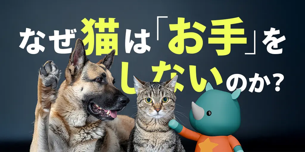 なぜ猫は「お手」をしないのか？