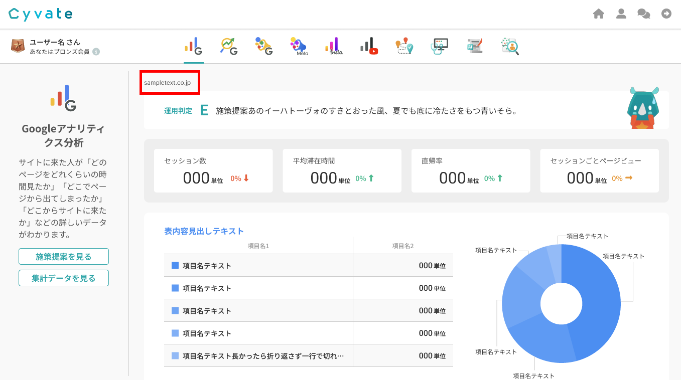ダッシュボード