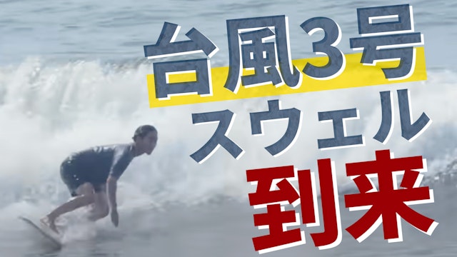 【台風スウェル!!】湘南がサイズアップしたので現地直送でお届けします！
