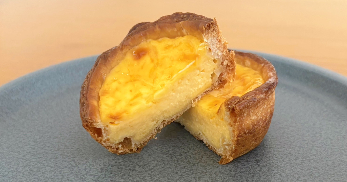No.4のエッグタルトを実食レビュー｜濃厚たまご感と素朴な生地が魅力
