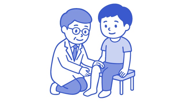 血友病の理学療法を説明する図です