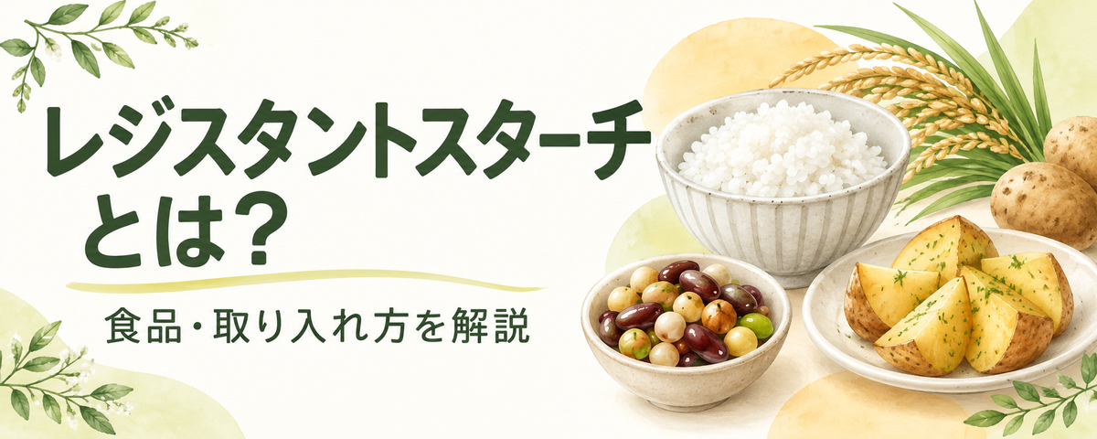 レジスタントスターチとは？働き・多く含む食品と冷やご飯の取り入れ方