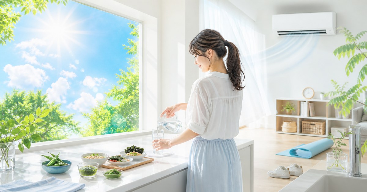 夏に便秘になりやすいのはなぜ？脱水・冷房・生活リズムの原因と解消法