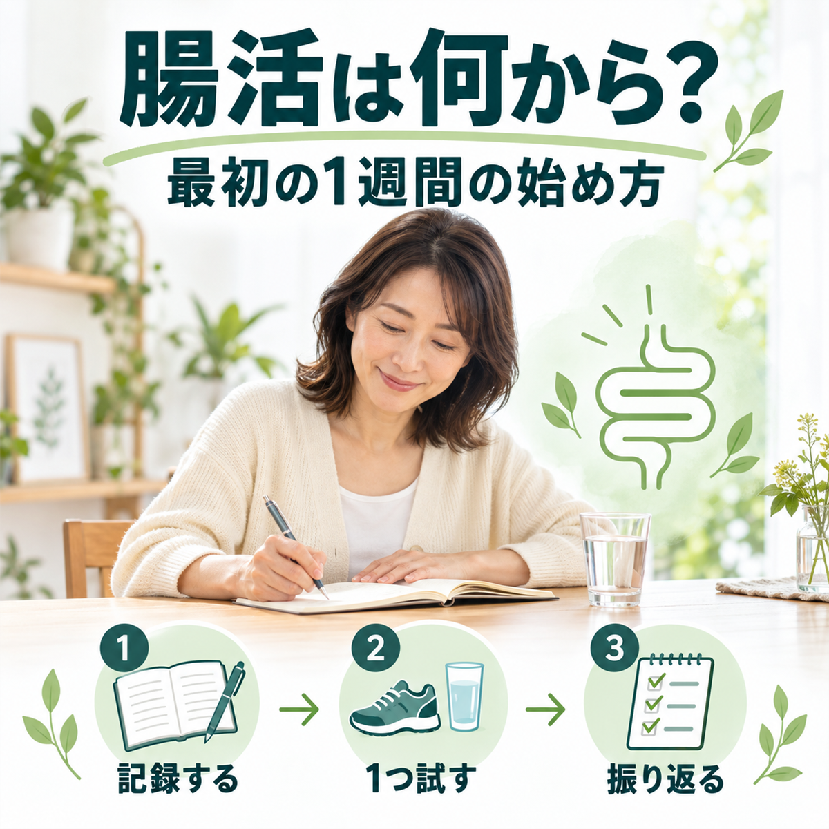 腸活は何から始める？初心者が最初の1週間でやることと続け方