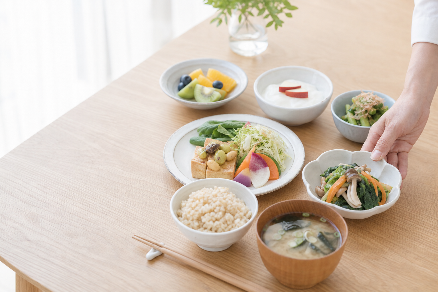 発酵食品と食物繊維を取り入れた腸を支える食事
