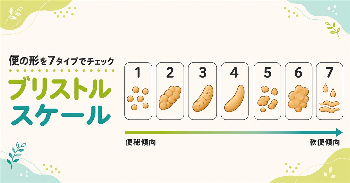 ブリストルスケールとは？便の形7タイプと理想の便・受診目安を解説