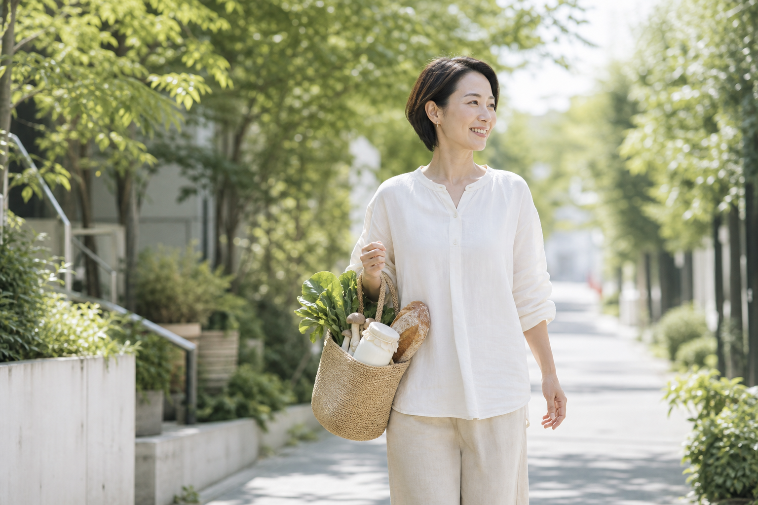 無理なく健康的な腸活ダイエットを続ける日本人女性