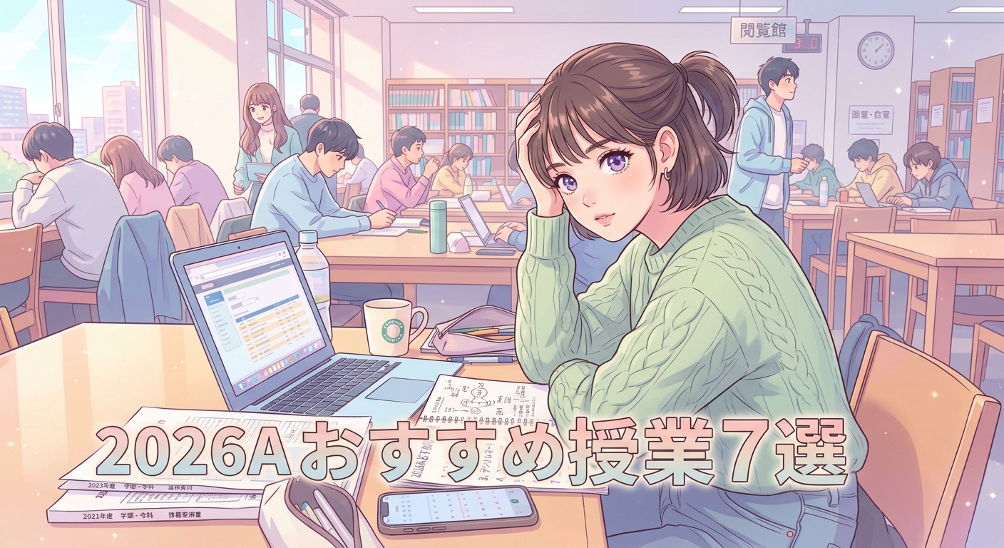 2026A 総合科目おすすめ授業7選