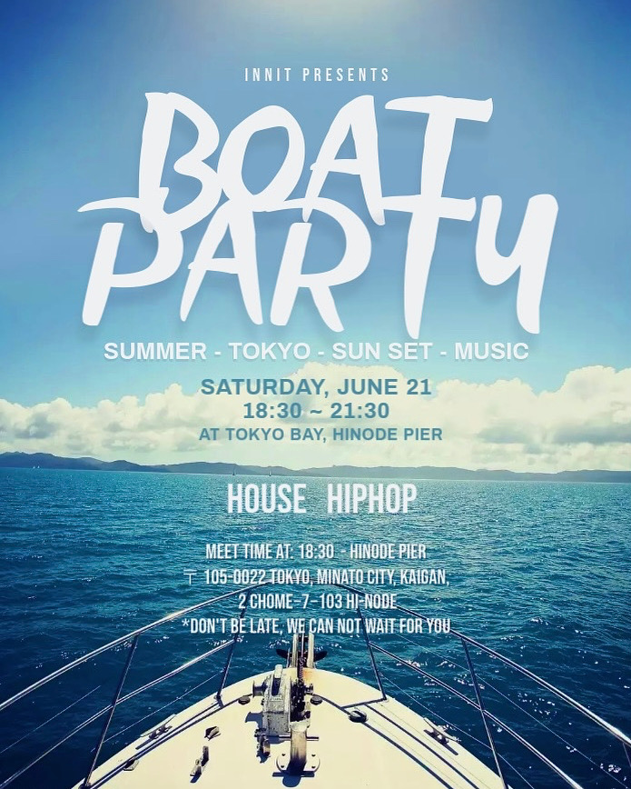 INNIT presents SUMMER BOAT PARTY