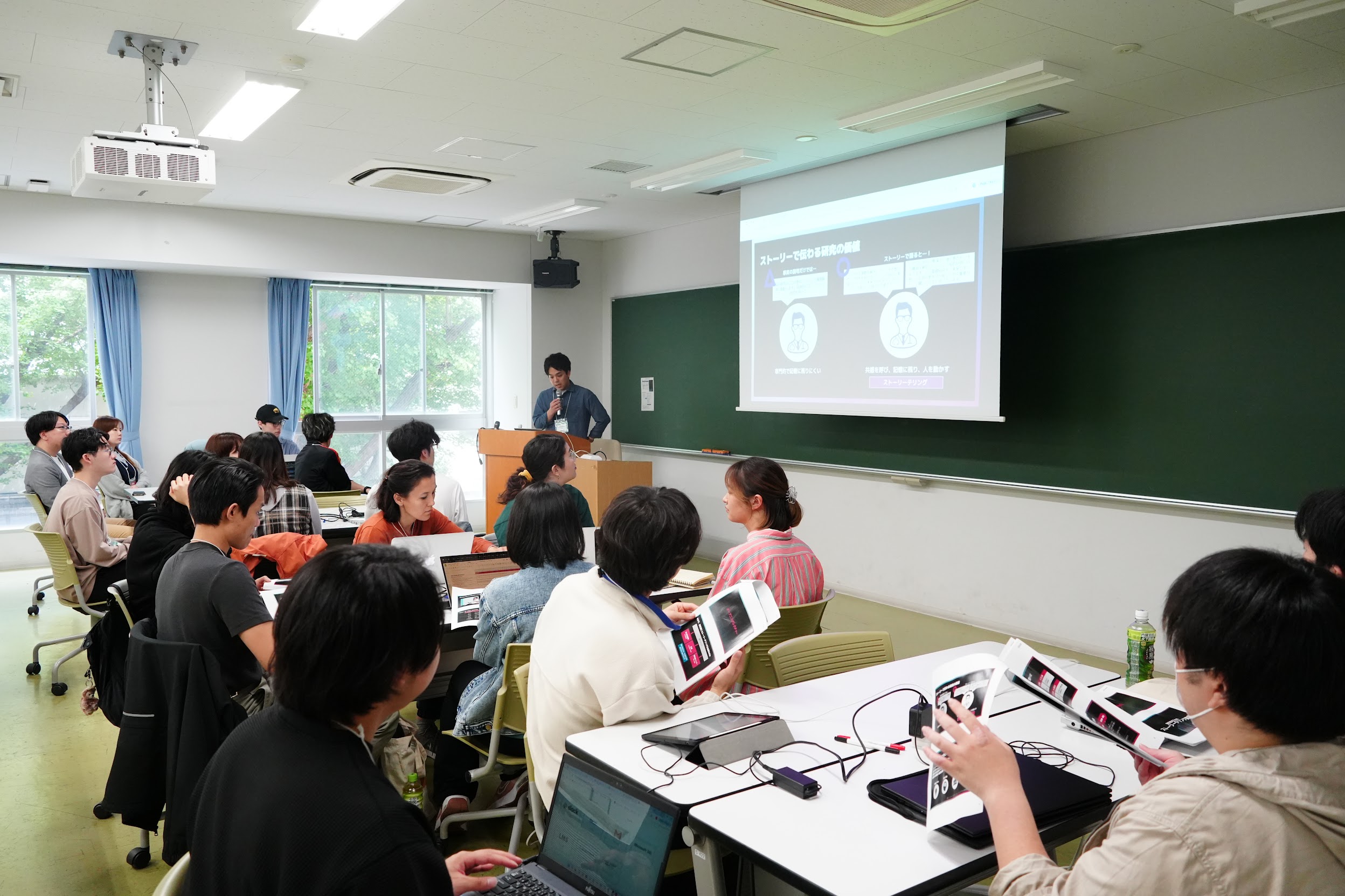 東京科学大学にて、「研究者のためのストーリーテリング講座」 を開催しました