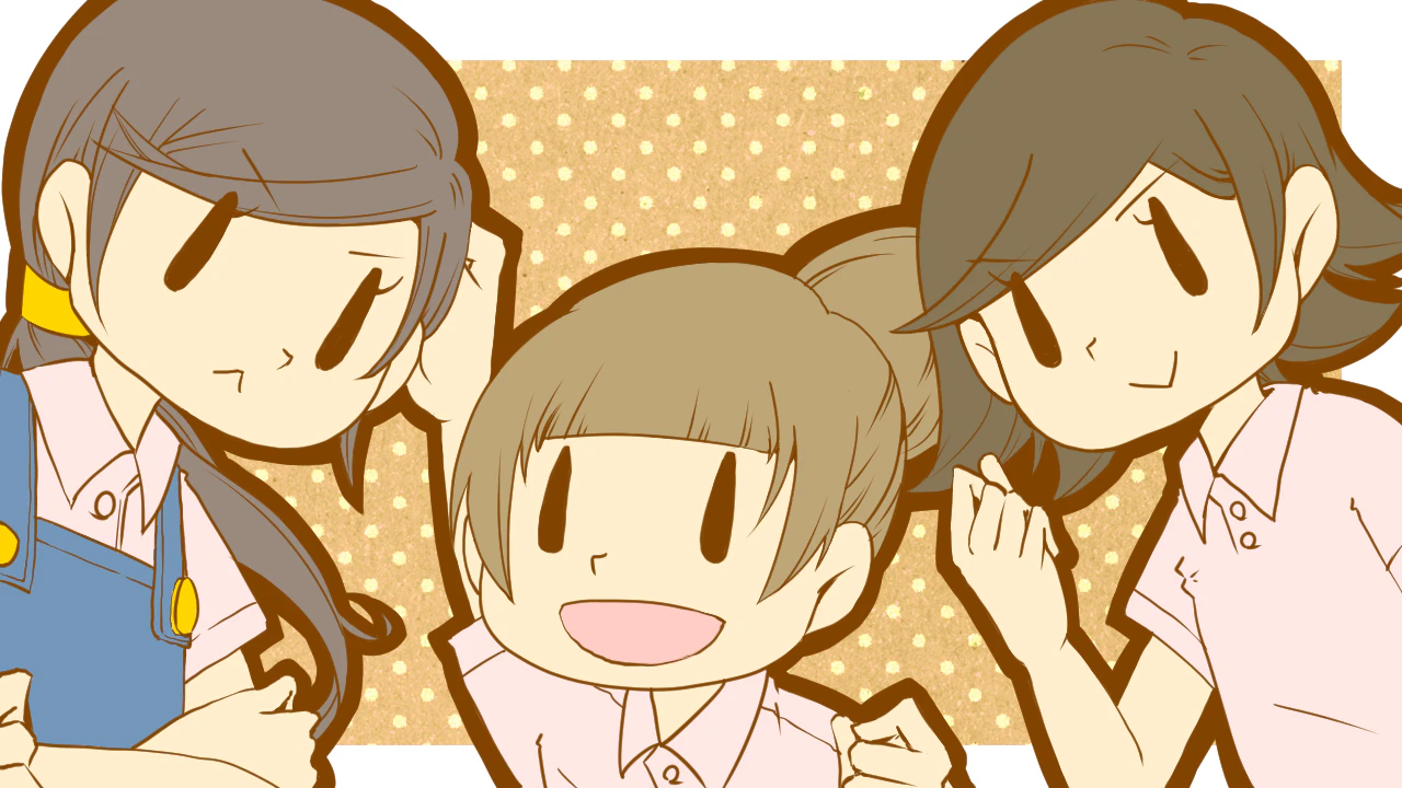 励ます先輩保育士さん