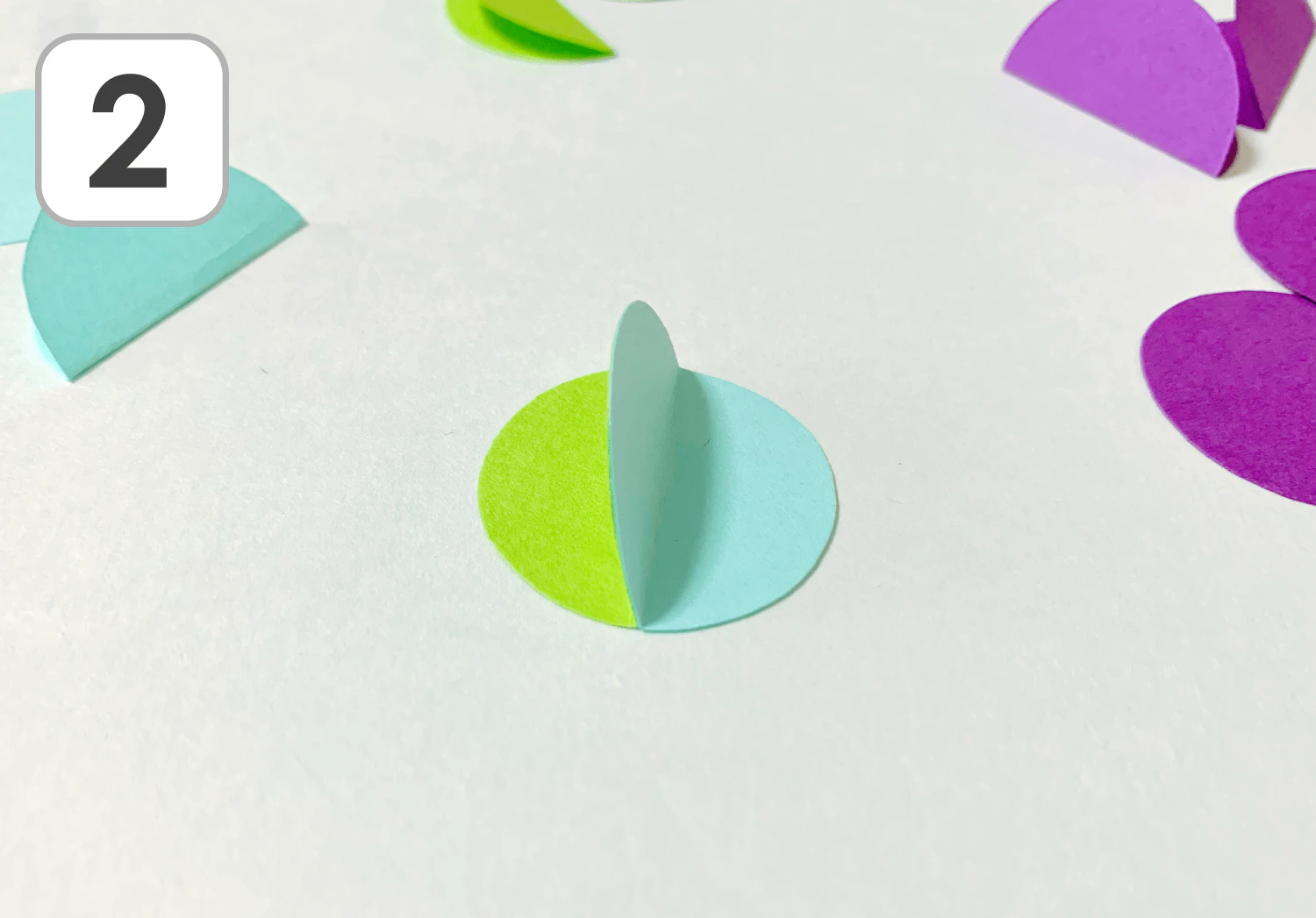 立体のブドウの製作手順1