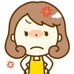 怒った保育士の顔