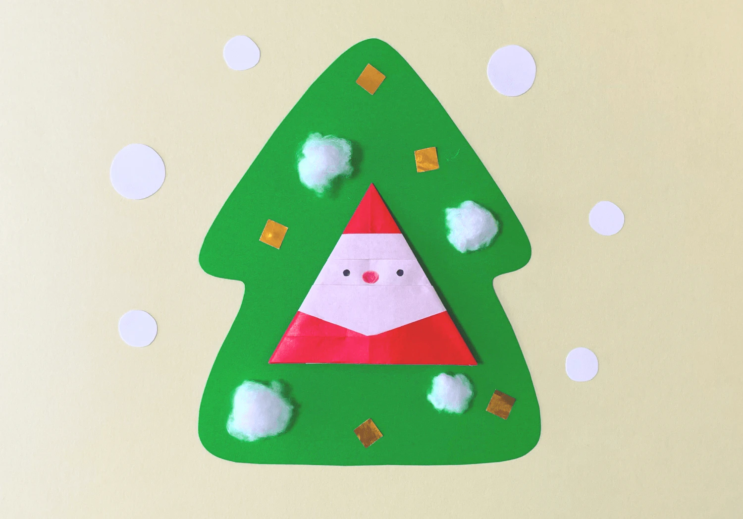 おりがみサンタクロースのアレンジ