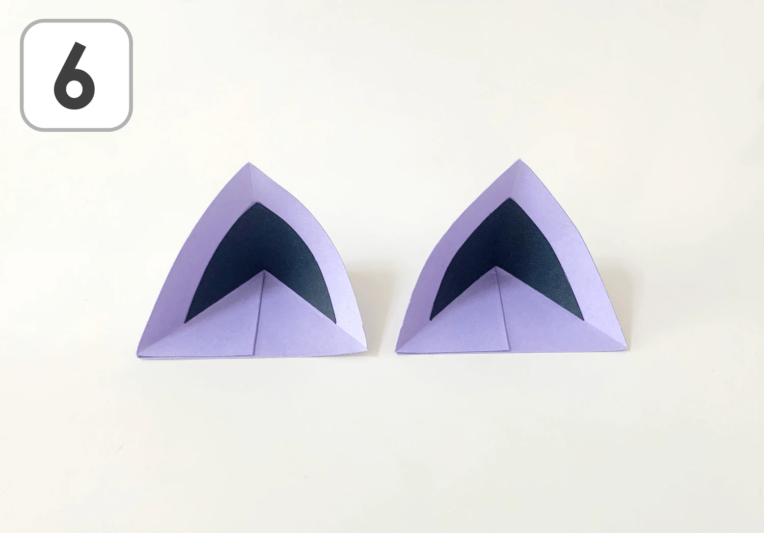 ネコ耳のヘアバンドの製作手順6