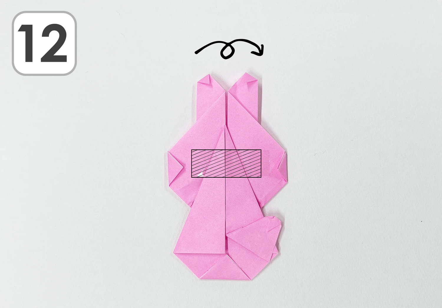 うさぎの折り方12