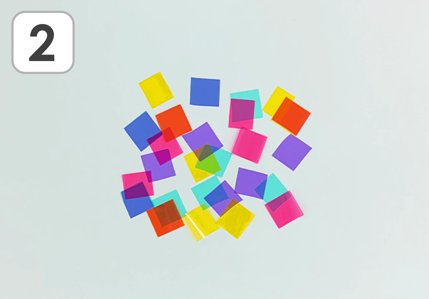 セロファンのカラフル宇宙人の製作手順2