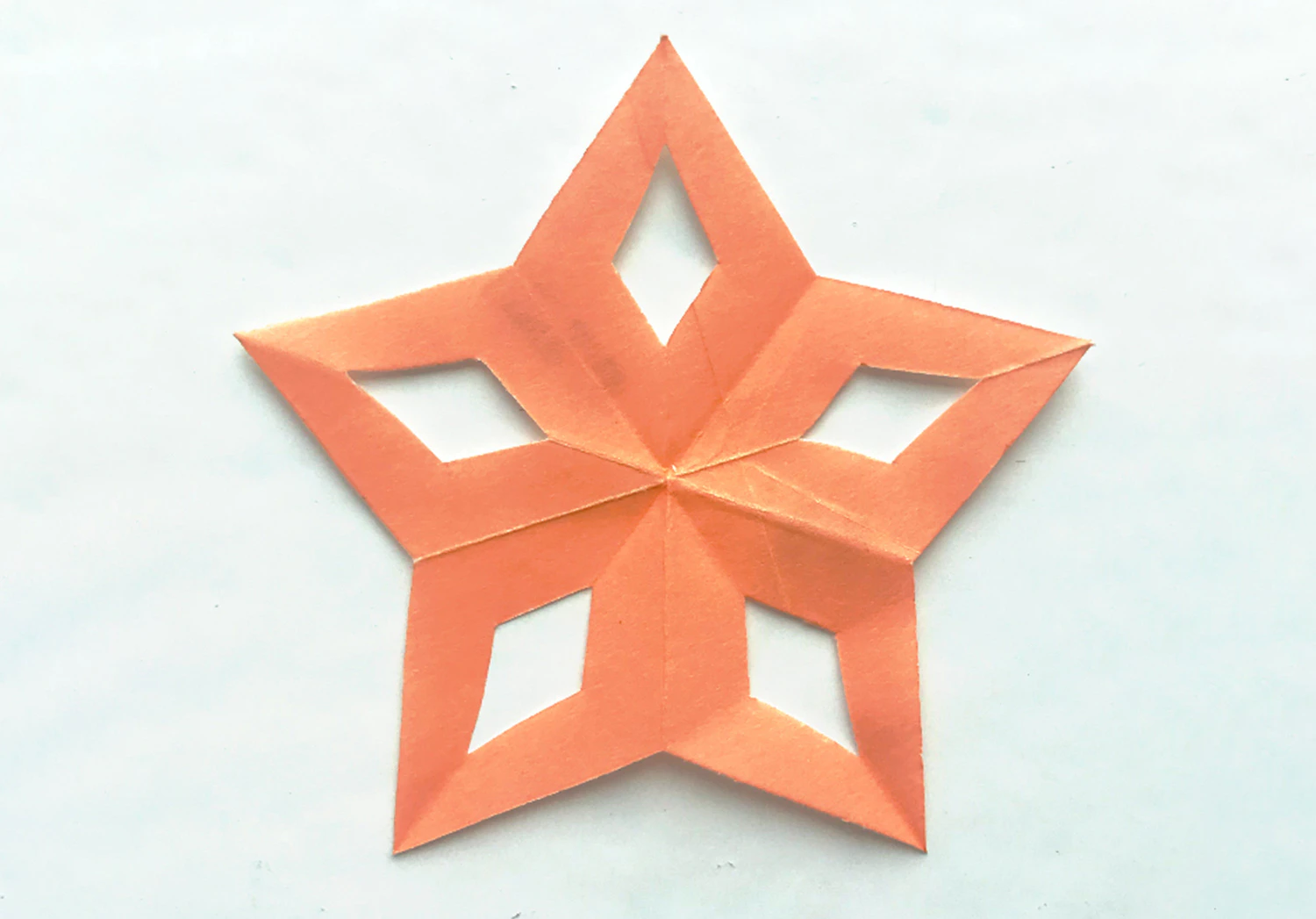 七夕切り紙製作B完成図