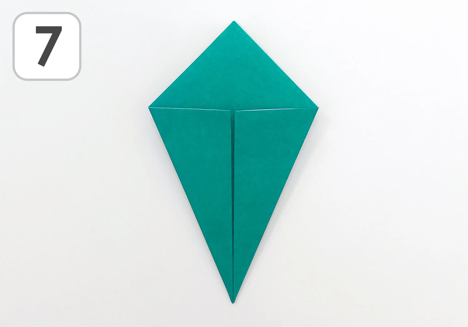 おりがみツリー作り方7