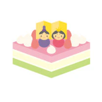 ひな祭りのイラスト