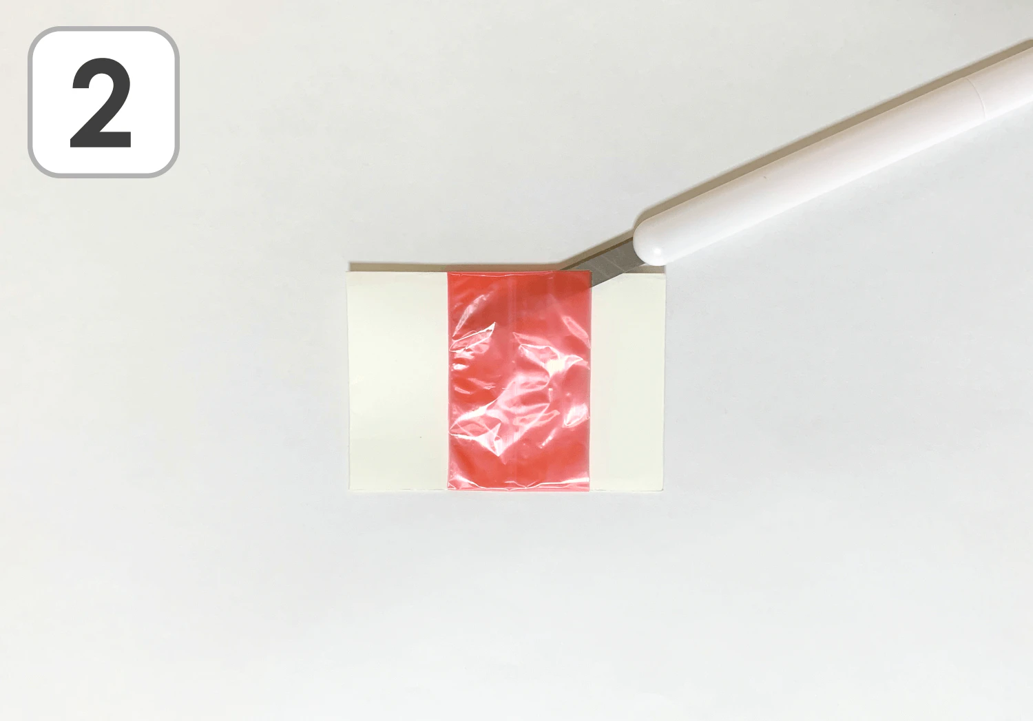 すずらんテープのコスモスの製作手順2