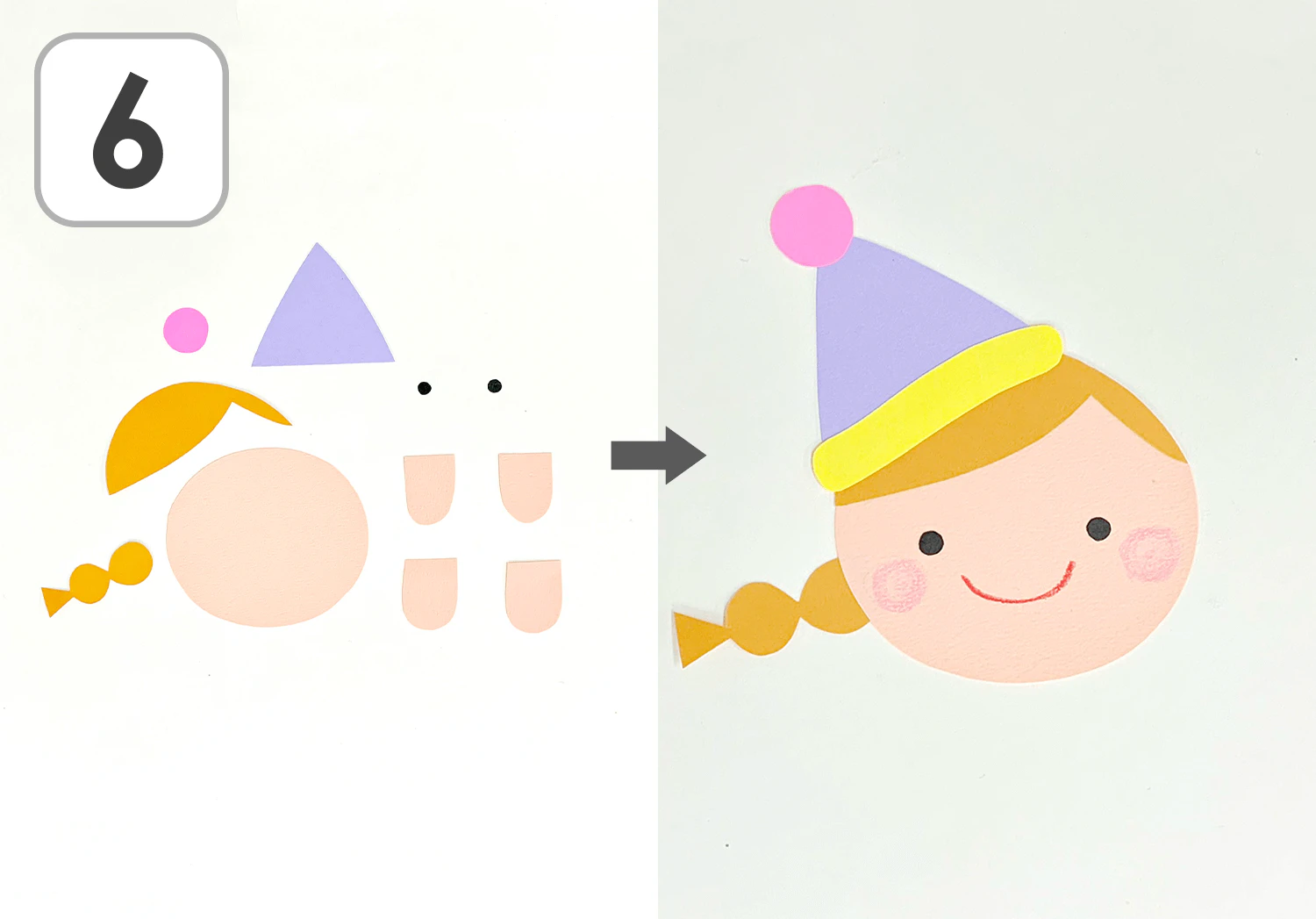 あったか毛糸のセーターの製作手順6