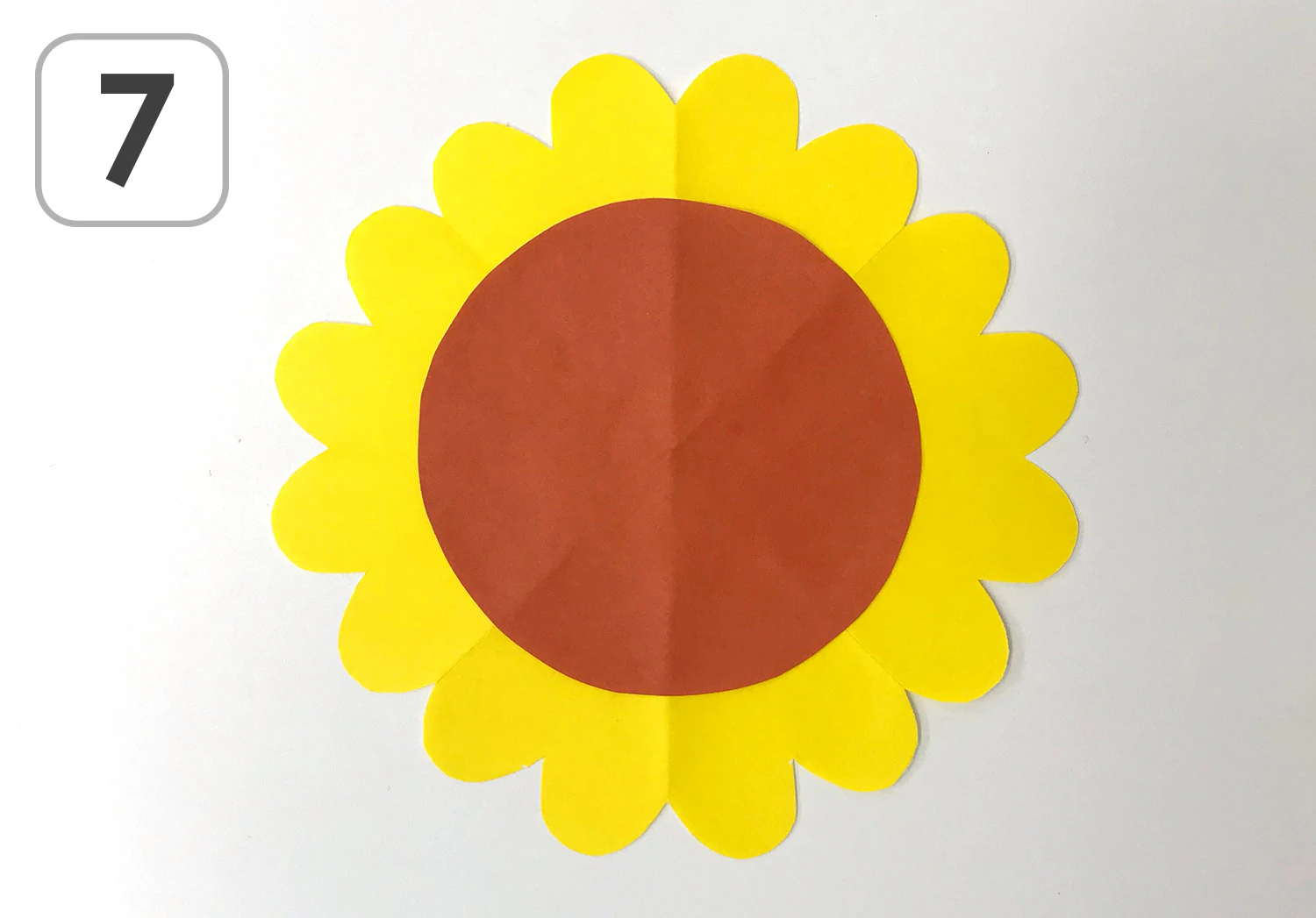 ひまわりの製作手順7