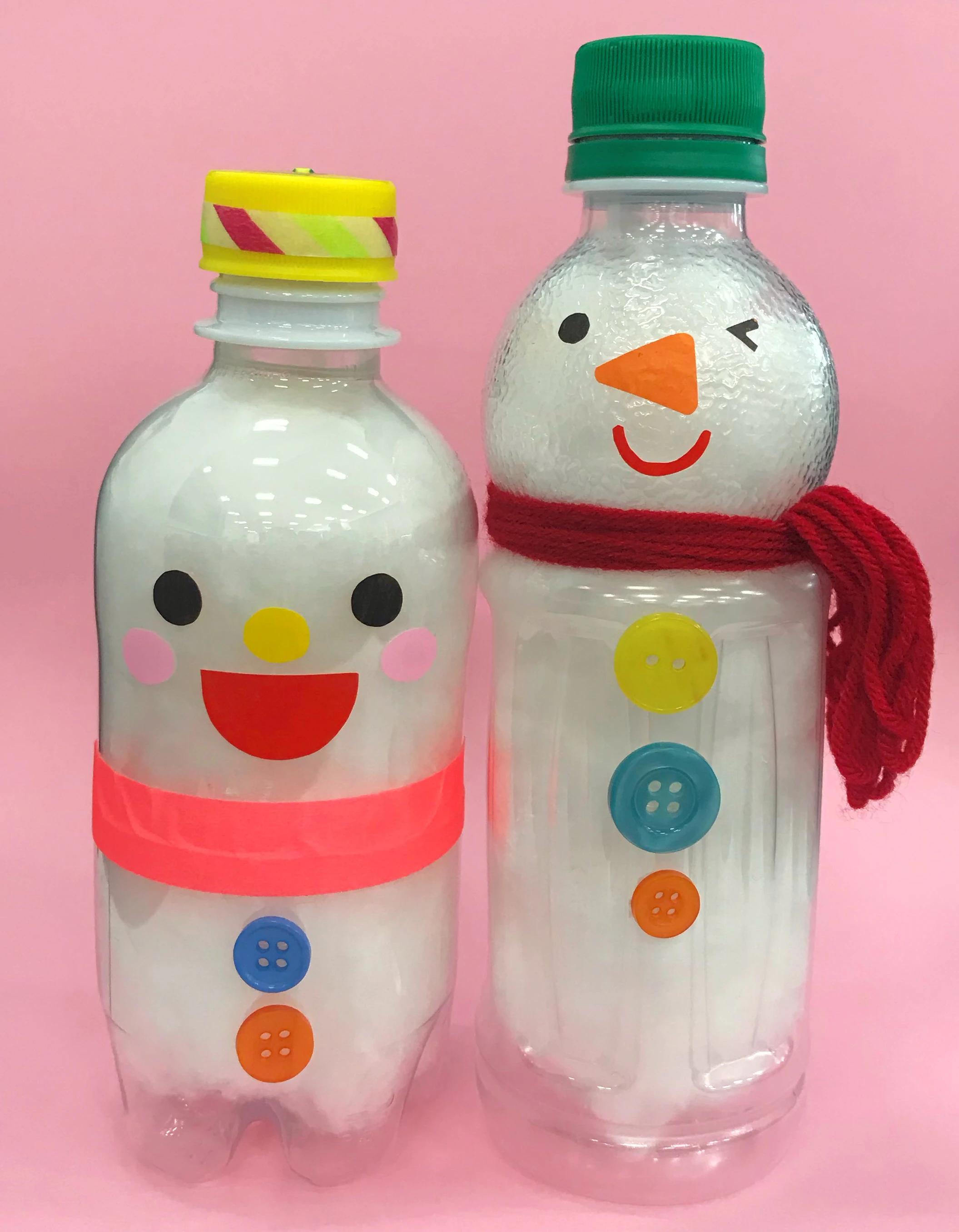 ペットボトルゆきだるま