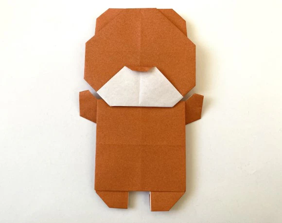 折り紙で作ったくま