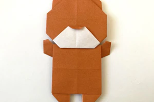 折り紙で作ったくま