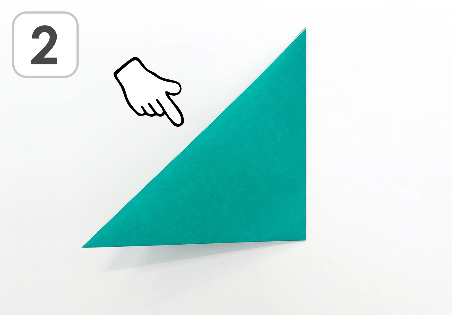 おりがみツリー作り方2