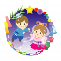 七夕イメージイラスト