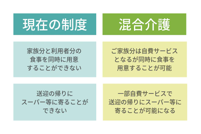現在の制度　混合介護
