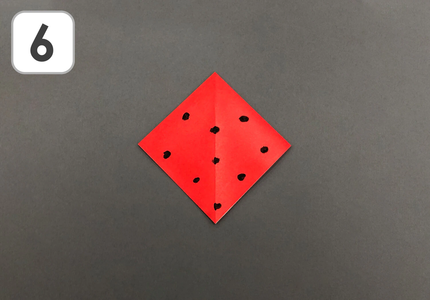 おりがみいちご手順6