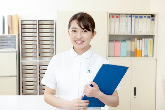 笑顔の看護師さん
