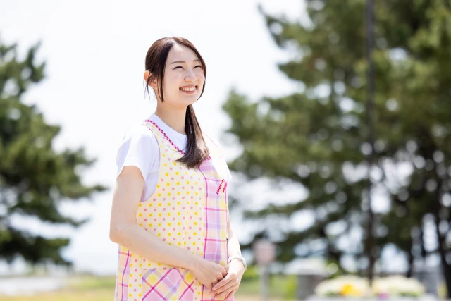 笑顔の保育士さん