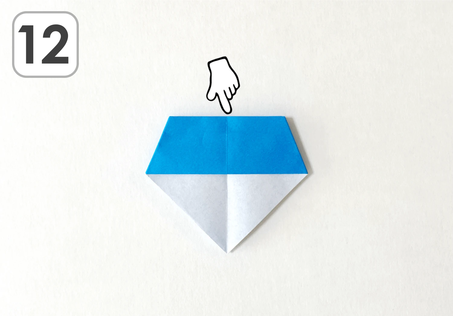 お豆入れの折り方12