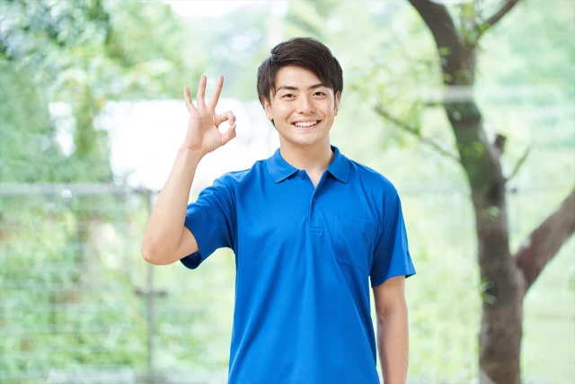 笑顔のスタッフ