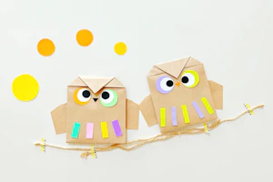 封筒で作るフクロウ