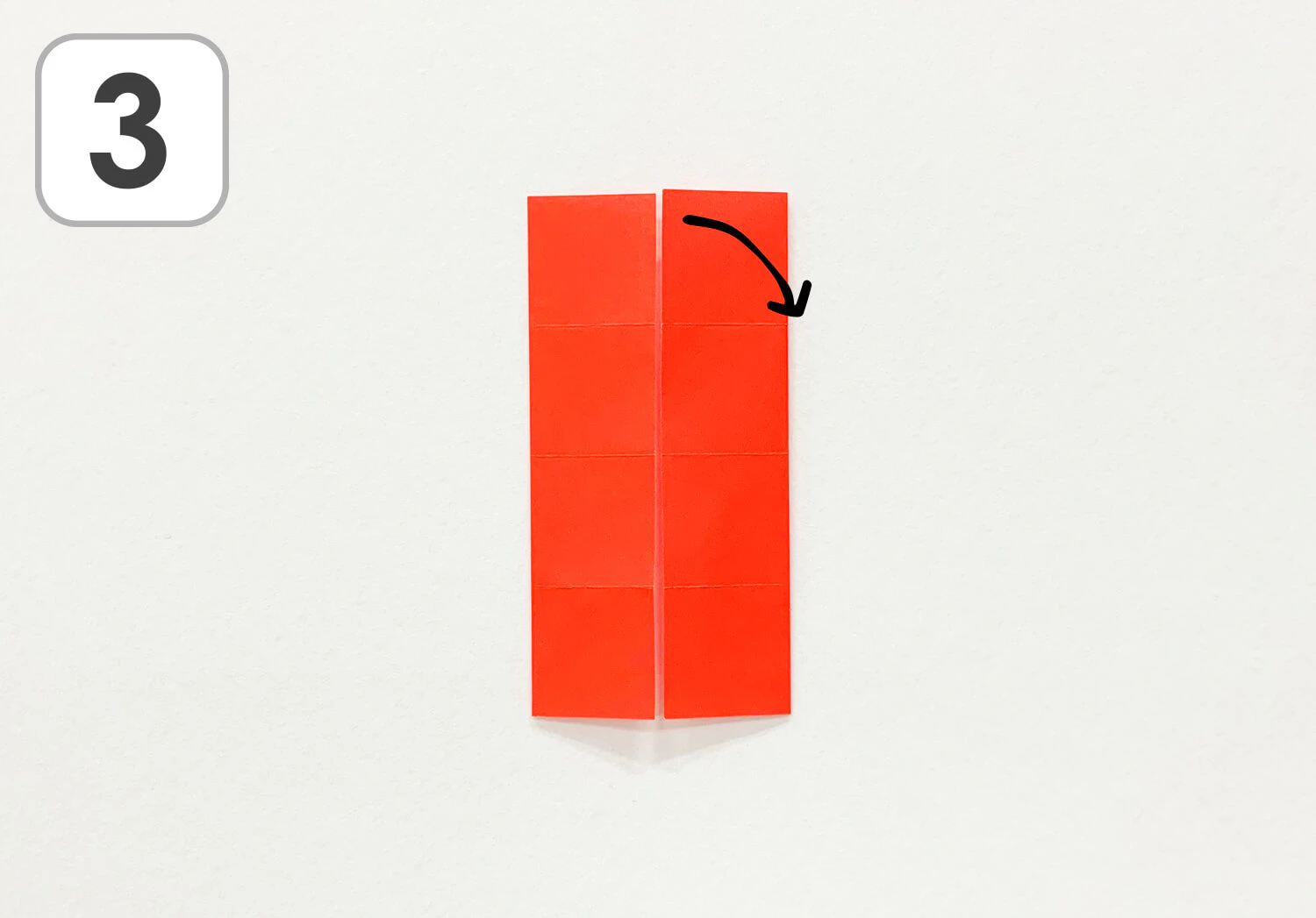 おりがみかにの折り方3