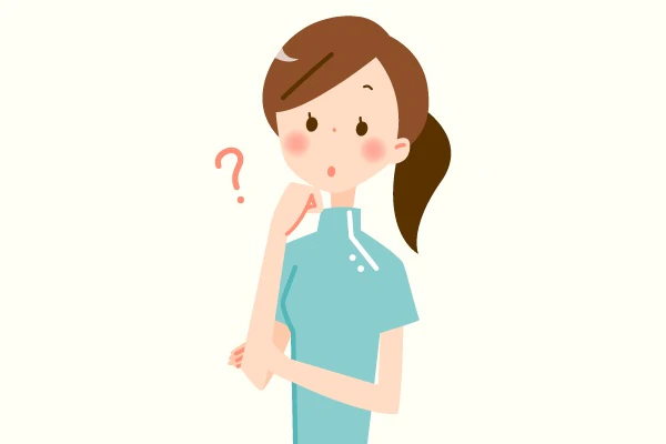 疑問を持つ看護師