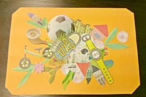 コラージュ作品