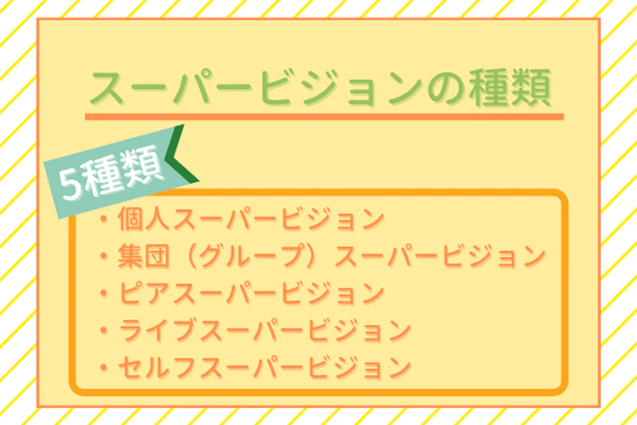 スーパービジョンの種類　5種類