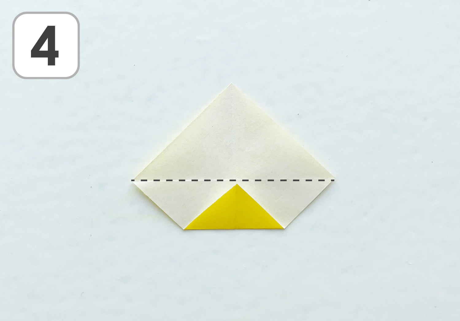 おりがみひまわり手順4