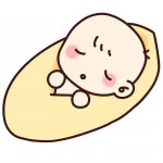 眠る赤ちゃん