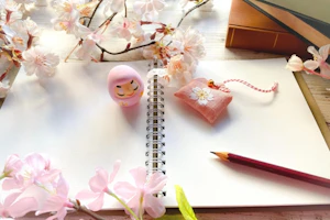 桜とノート