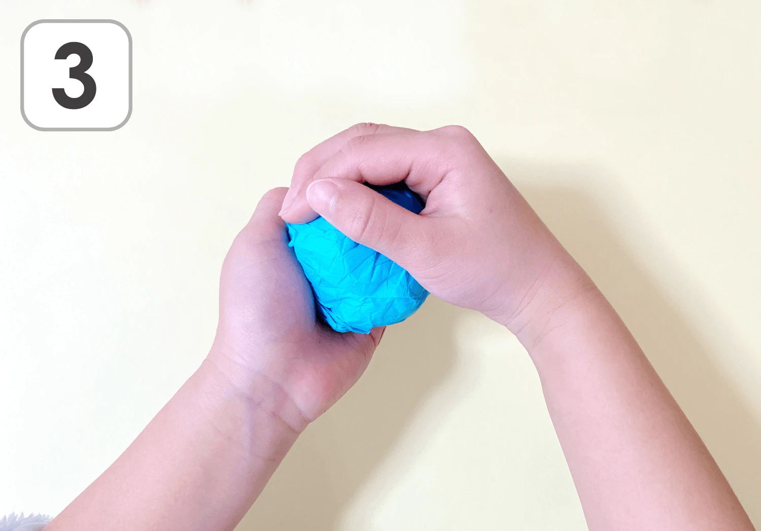 まんまる手毬の雛人形の製作手順３