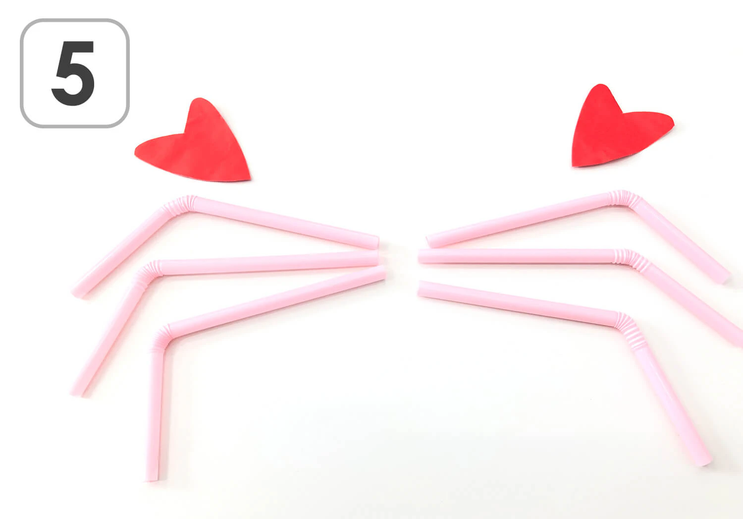 トイレットペーパーで作るかにの製作手順5