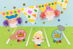 みんなで応援!運動会の壁面